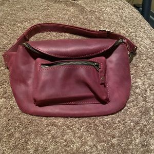 Large Leather Fannypack from Etsy